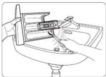 SAMSUNG WF71F5E5P4W EcoBubble - Reinigen des Waschmittelbehalters und des Einschubs - 2