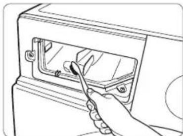 SAMSUNG WF71F5E5P4W EcoBubble - Nettoyer le tiroir à lessive et le logement du tiroir - 3