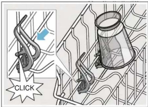 BOSCH SHX68T56UC - Pinces pour objets en plastique* - 1