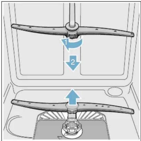 BOSCH SHX68T56UC - Spray arms - 1