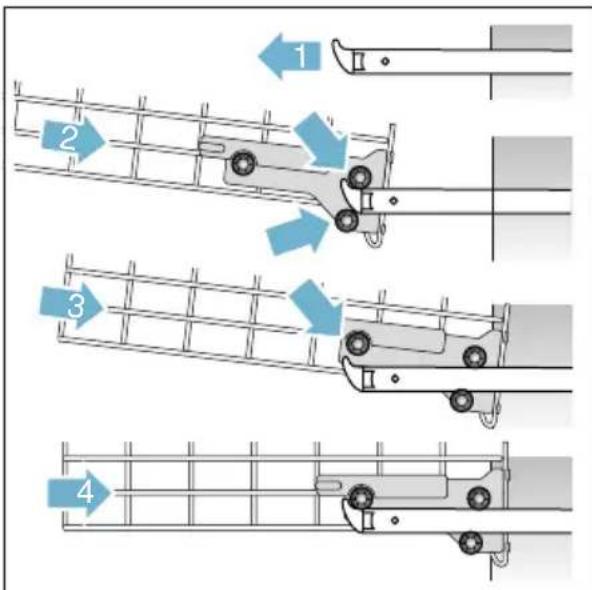 BOSCH SHX68T56UC - Installing upper rack 22 - 1