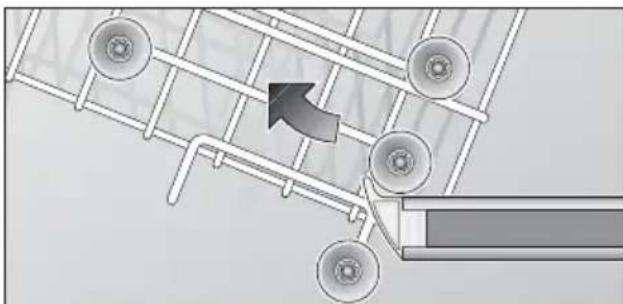 BOSCH SRS4672EU - Adjusting position of basket * - 2