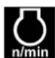 VIKING MT 5097 - Réglage du régime du moteur à combustion : - 1