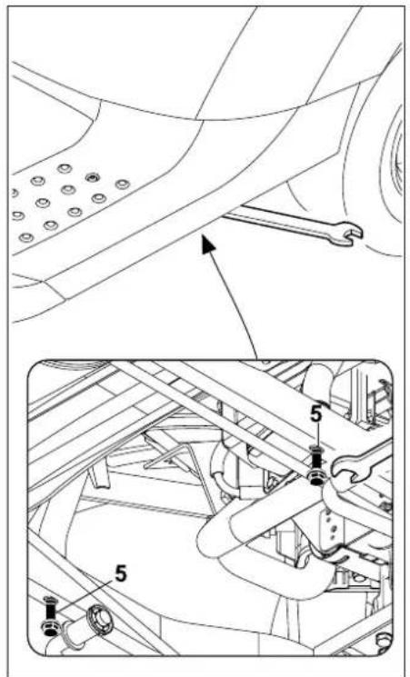 VIKING MR 4082 K - Fechar a cobertura do motor - 3