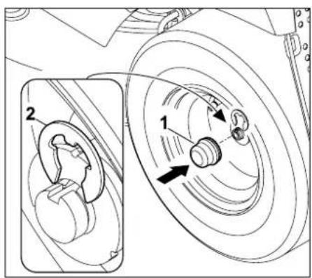VIKING MR 4082 K - Installing wheel - 2