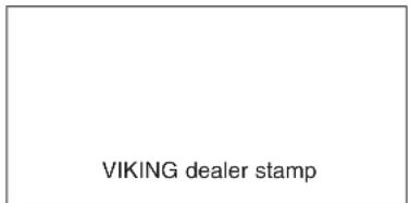 VIKING dealer stamp