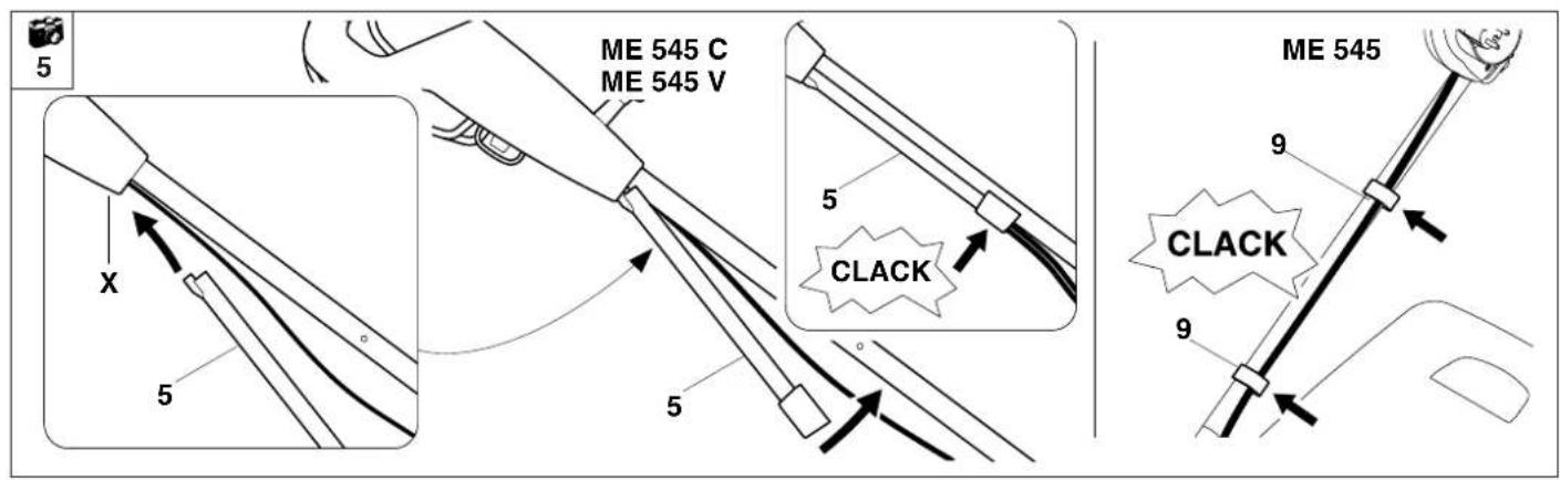 ME 545 C ME 545 V 5 X 5 5 5 CLACK ME 545 9 9 CLACK