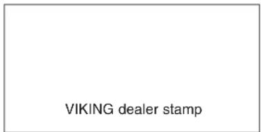 VIKING dealer stamp