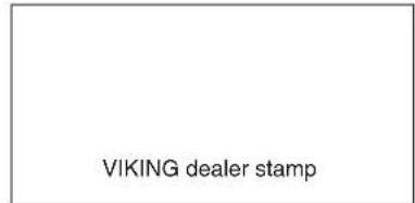 VIKING MB 655 VM - Service schedule - 8
