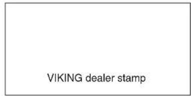 VIKING MB 655 VM - Service schedule - 2