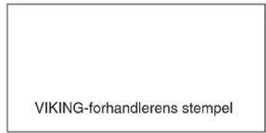 VIKING-forhandlerens stempel