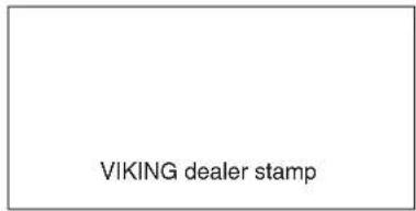 VIKING dealer stamp