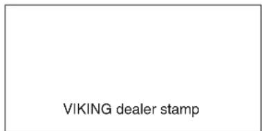 VIKING MB 650 VR - Service schedule - 8