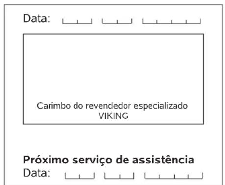 VIKING MB 443 X - Plano de manutenção - 56