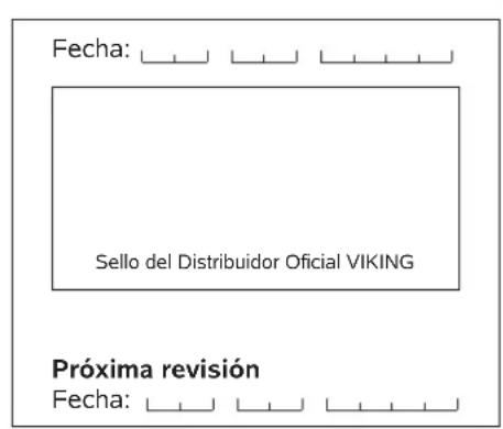 VIKING MB 443 X - Plan de mantenimiento - 10
