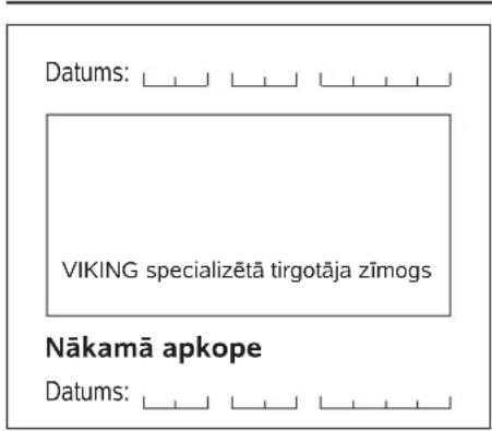 VIKING MB 443 X - Apkopes grafiks - 2