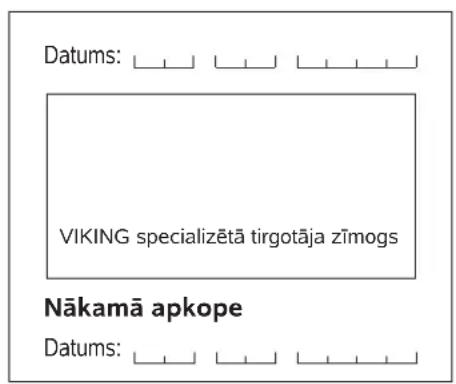 VIKING MB 443 X - Apkopes grafiks - 3