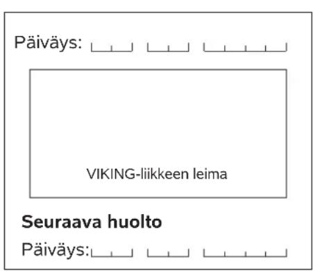 VIKING MB 443 T - Huolto-ohjelma - 54