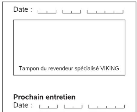 VIKING MB 443 T - Plan d'entretien - 10