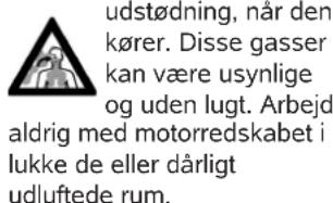 VIKING MB 443 T - Advarsel - benzin er giftig og letantændelig - 2