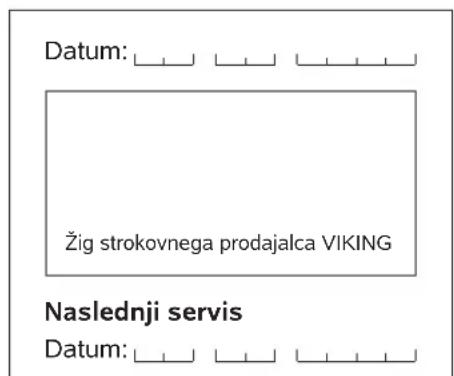 VIKING MB 443 T - Načrt servisiranja - 26