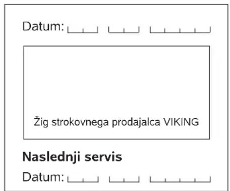 VIKING MB 443 T - Načrt servisiranja - 21