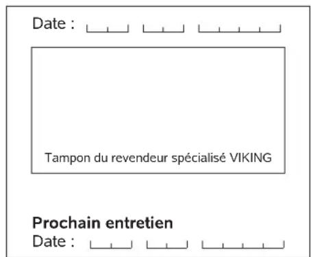 VIKING MB 443 T - Plan d'entretien - 8