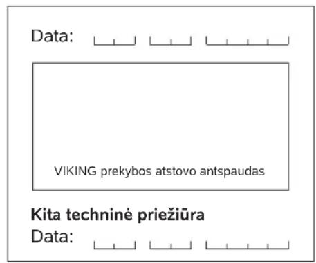VIKING MB 443 T - Priežiūros planas - 4