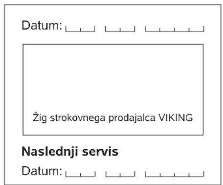 VIKING MB 443 T - Načrt servisiranja - 24