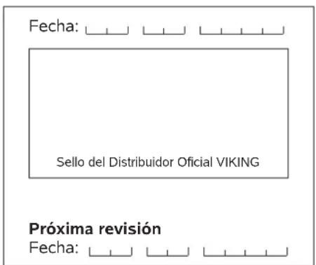 VIKING MB 443 C - Plan de mantenimiento - 15