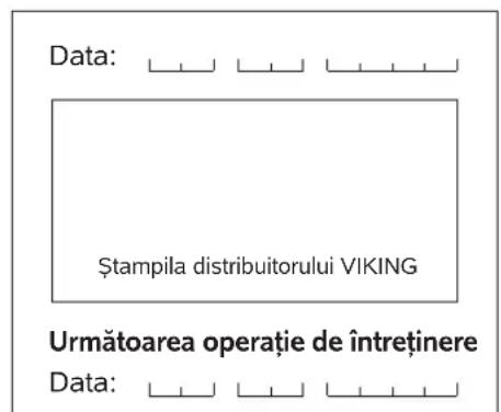 VIKING MB 443 C - Plan de întreținere - 66