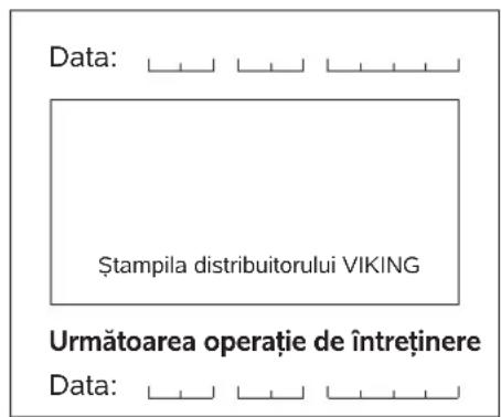 VIKING MB 443 C - Plan de întreținere - 61
