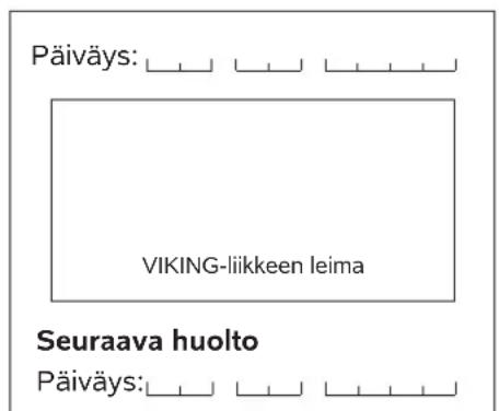 VIKING MB 443 C - Huolto-ohjelma - 65