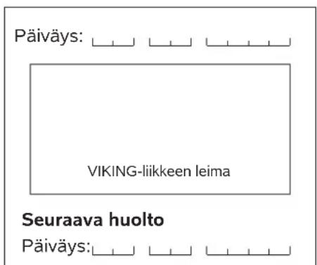 VIKING MB 443 C - Huolto-ohjelma - 64