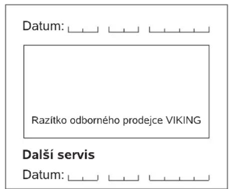 VIKING MB 443 C - Servisní plán - 58
