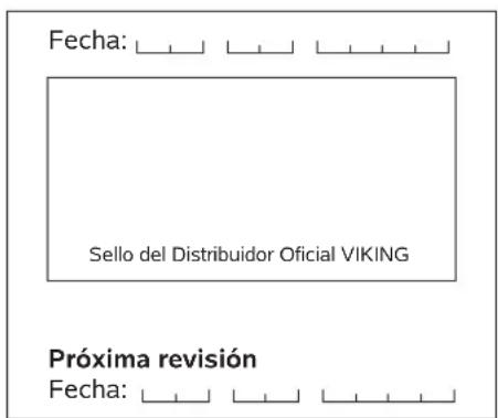 VIKING MB 443 C - Plan de mantenimiento - 16