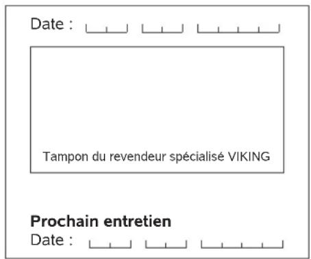 VIKING MB 443 C - Plan d'entretien - 7