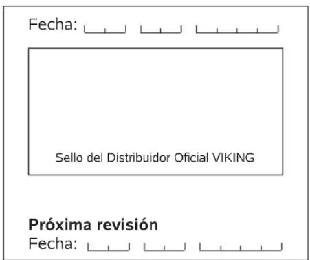 VIKING MB 443 C - Plan de mantenimiento - 12