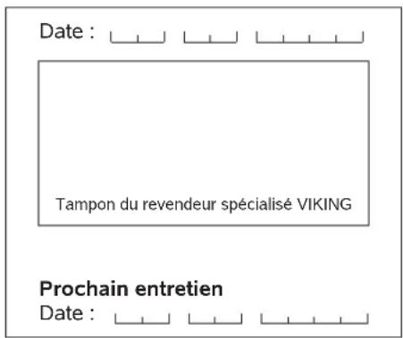VIKING MB 443 C - Plan d'entretien - 5
