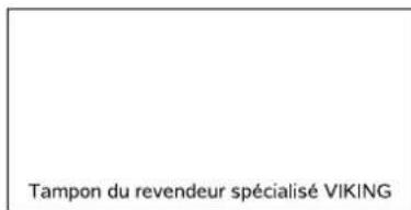 Tampon du revendeur spécialisé VIKING