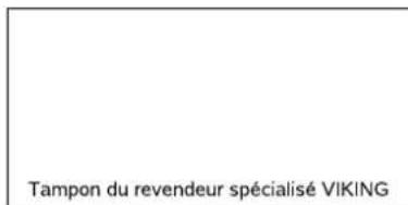 Tampon du revendeur spécialisé VIKING