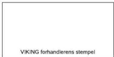 VIKING forhandlerens stempel