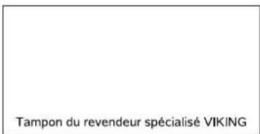 Tampon du revendeur spécialisé VIKING