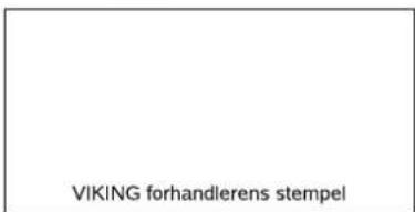 VIKING forhandlerens stempel