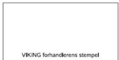 VIKING forhandlerens stempel