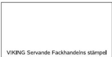 VIKING Servande Fackhandelns stämpel
