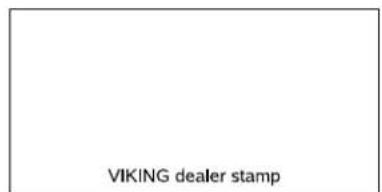 VIKING dealer stamp