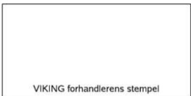 VIKING forhandlerens stempel