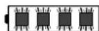 VIKING MA 339 C - Οι τέσσερις λυχνίες LED αναβοσβήνουν με κόκκινο χρώμα - 1