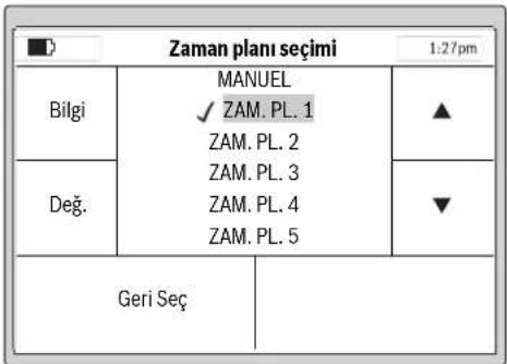 BOSCH Indego 1200 Connect - Zaman plani - 1
